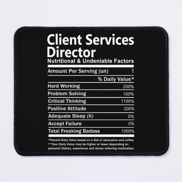Item preview, Client Services Director designed and sold by ginawilliams39.