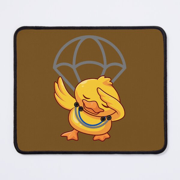 Item preview, Dabbing Duck with Parachute - Funny Cute Cartoon Duck Dab Design. designed and sold by LunaPrintCo.