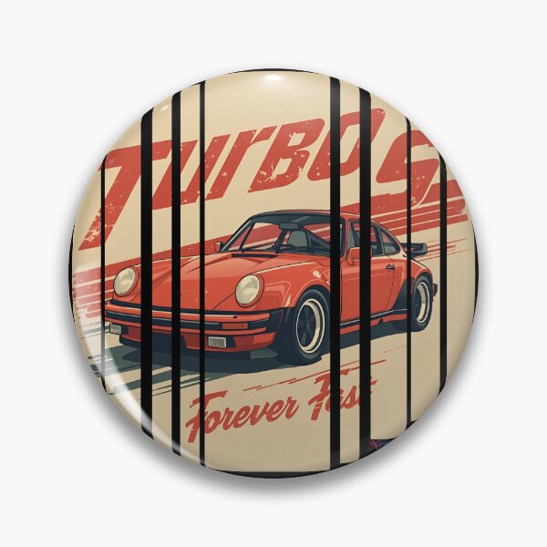 Item preview, Porsch 911 Turbo S inspired Design Vintage racing poster style, dynamic motion lines 1 designed and sold by Neon G.