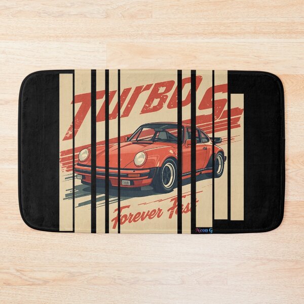 Item preview, Porsch 911 Turbo S inspired Design Vintage racing poster style, dynamic motion lines 1 designed and sold by Neon G.