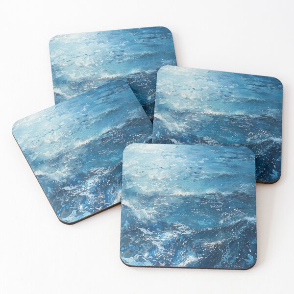 Item preview, Deep Blue Sea Ocean Waves Spray Deep Sea Saltwater World Oceans designed and sold by G-M-Designs.