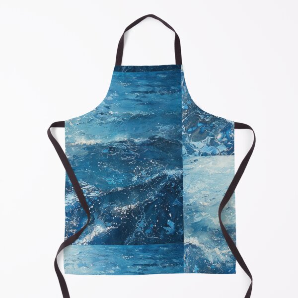 Item preview, Deep Blue Sea Ocean Waves Spray Deep Sea Saltwater World Oceans designed and sold by G-M-Designs.