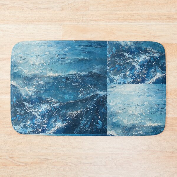 Item preview, Deep Blue Sea Ocean Waves Spray Deep Sea Saltwater World Oceans designed and sold by G-M-Designs.