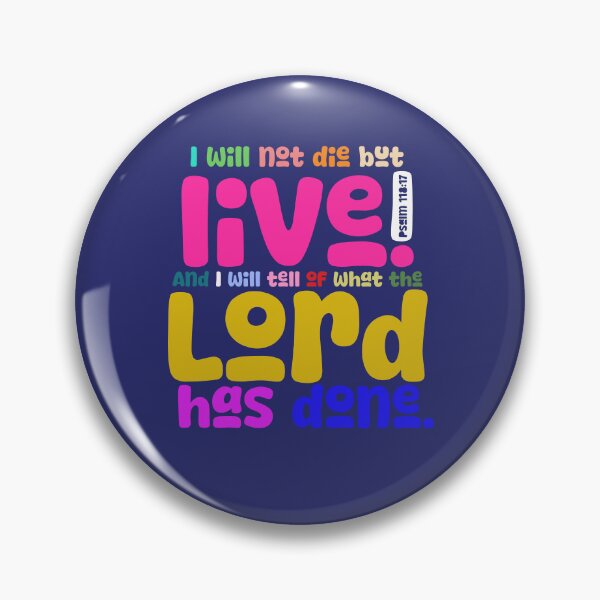 Item preview, Psalm 118:17 designed and sold by alegnacreates.