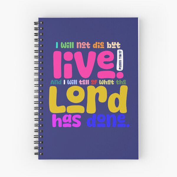 Item preview, Psalm 118:17 designed and sold by alegnacreates.
