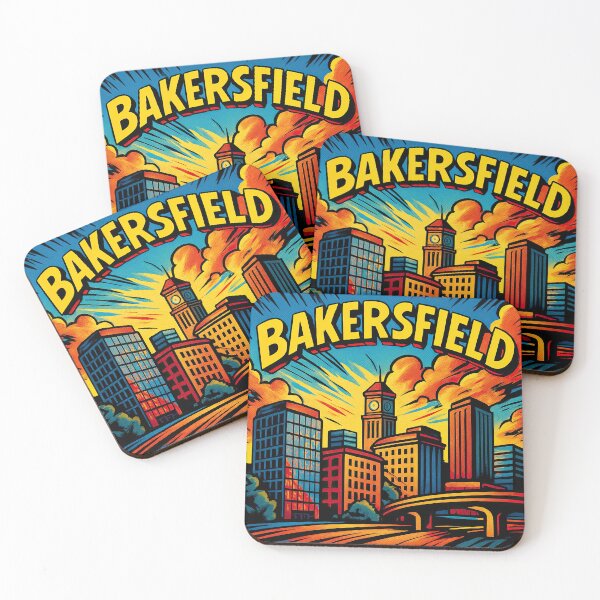 Item preview, Bakersfield, city | Comics style - Cartoon designed and sold by ComicsFactory.