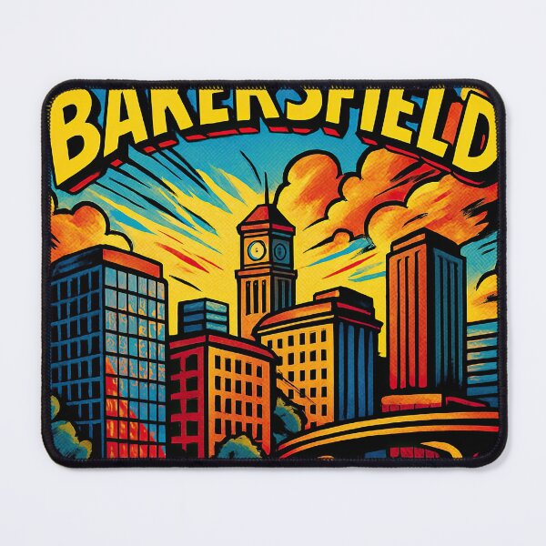 Item preview, Bakersfield, city | Comics style - Cartoon designed and sold by ComicsFactory.