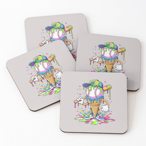 Item preview, Baseball Drip for Boys Ice Cream Drip Youth Boys Baseball designed and sold by MabelWells.