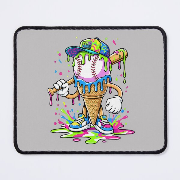 Item preview, Baseball Drip for Boys Ice Cream Drip Youth Boys Baseball designed and sold by MabelWells.