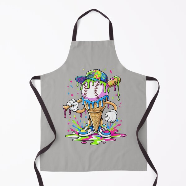 Item preview, Baseball Drip for Boys Ice Cream Drip Youth Boys Baseball designed and sold by MabelWells.