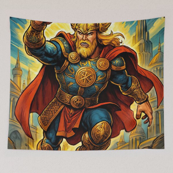 Item preview, Baldr, Norse mythology | Comics style - Cartoon designed and sold by ComicsFactory.