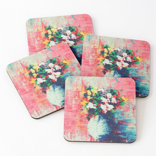 Item preview, Vibrant Floral Bouquet on Textured Background designed and sold by lautir.