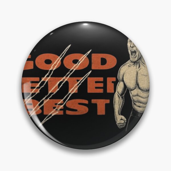 Item preview, Good Better Best Chicago Football Bold Typography Motivational Design designed and sold by bullnizomona.