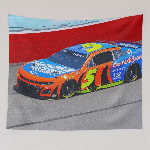 Item preview,  Kyle Larson racing his 2025 Nascar Cupcar watercolor designed and sold by Rodissimus1984.