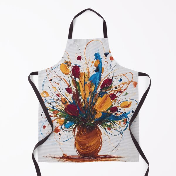 Item preview, Colorful Abstract Flower Bouquet designed and sold by lautir.