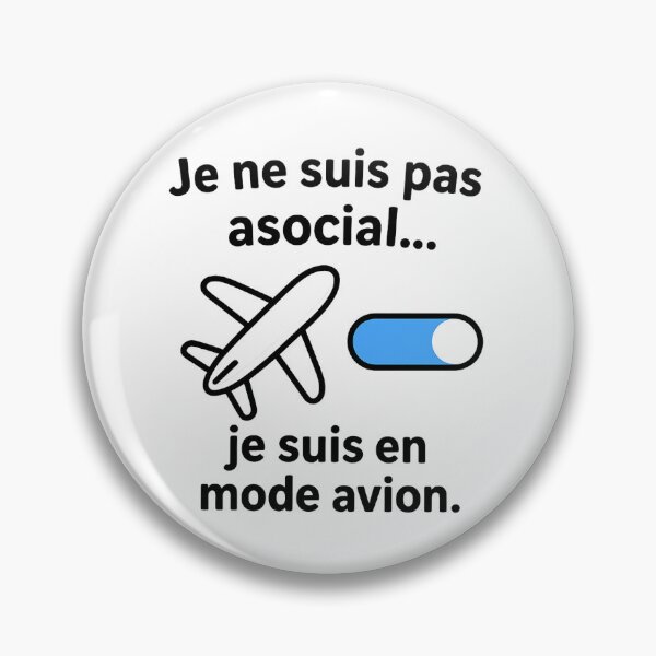 Item preview, I'm not antisocial... just in airplane mode designed and sold by Jebehlo.