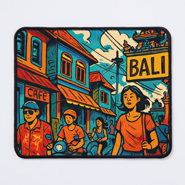 Item preview, Bali, city | Comics style - Cartoon designed and sold by ComicsFactory.