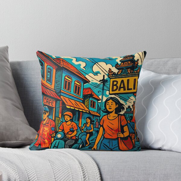 Item preview, Bali, city | Comics style - Cartoon designed and sold by ComicsFactory.