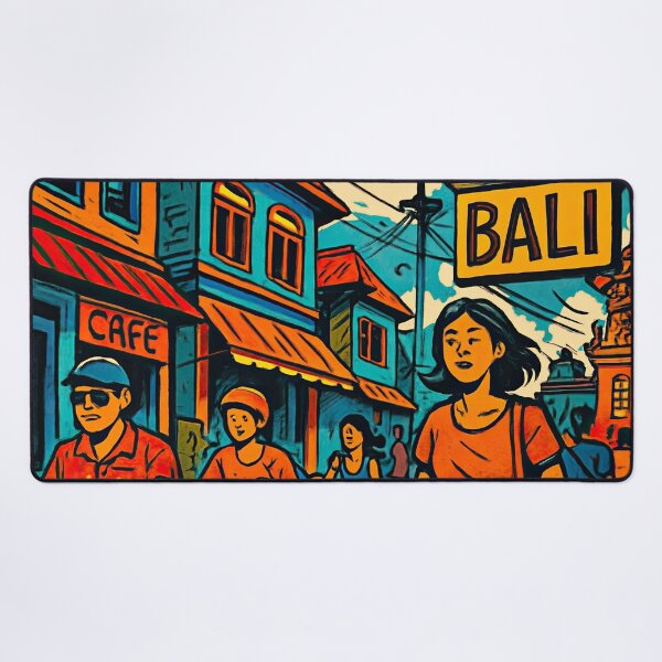 Item preview, Bali, city | Comics style - Cartoon designed and sold by ComicsFactory.