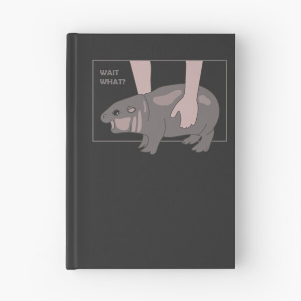 Item preview, Confused Baby Hippo - Wait What? designed and sold by SKETCHYANDGRAPHIC.