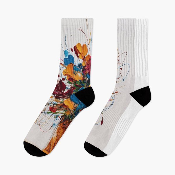Item preview, Colorful Abstract Flower Vase designed and sold by lautir.