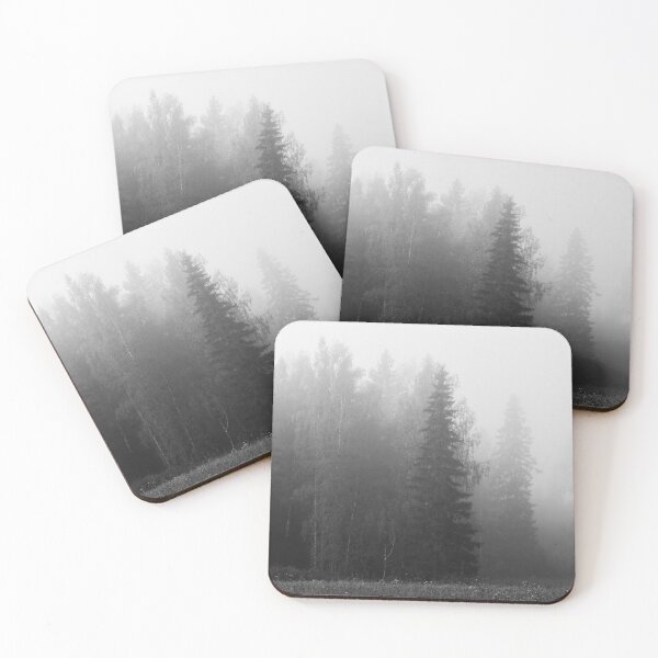 Item preview, Forest behind the field bw designed and sold by Jouko Lehto Photography.