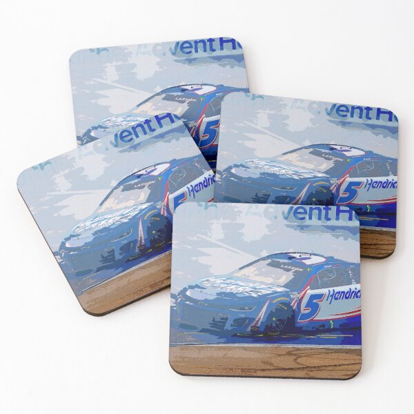 Item preview, Kyle Larson doing donuts to celebrate his victory in his 2025 Nascar Cupcar watercolor designed and sold by Rodissimus1984.