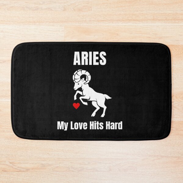 Item preview, Aries Zodiac Love Design – My Love Hits Hard designed and sold by GentleStudio.