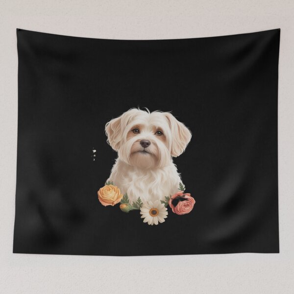 Item preview, Sunflower Hippie Floral Cavachon Dog Men Women Kids  designed and sold by PowAcademy.