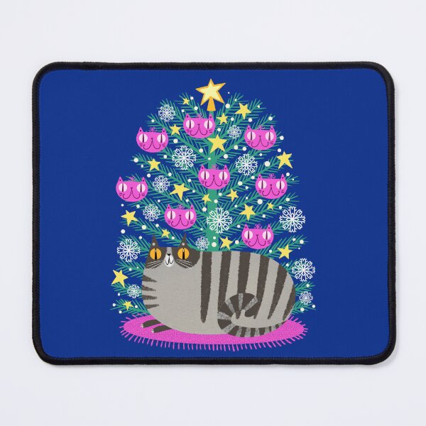 Item preview, Tabby Cat Xmas Tree designed and sold by poket.piktures.