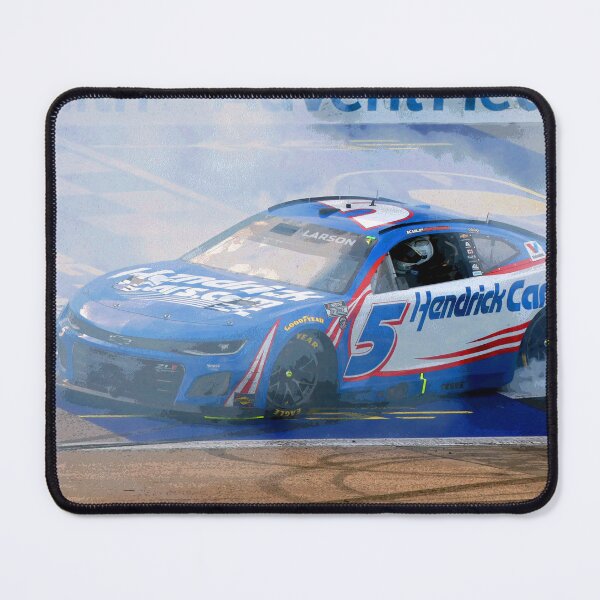 Item preview, Kyle Larson doing donuts to celebrate his victory in his 2025 Nascar Cupcar abstract designed and sold by Rodissimus1984.