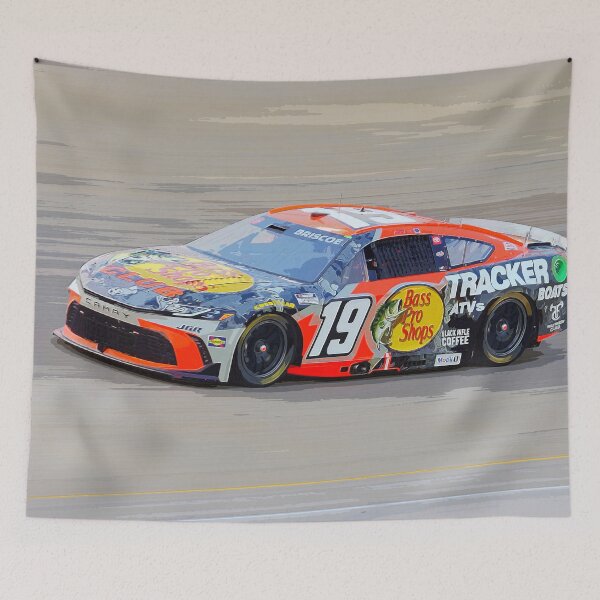 Item preview, Chase Briscoe racing his 2025 Nascar Cupcar at Nashville Superspeedway watercolor designed and sold by Rodissimus1984.