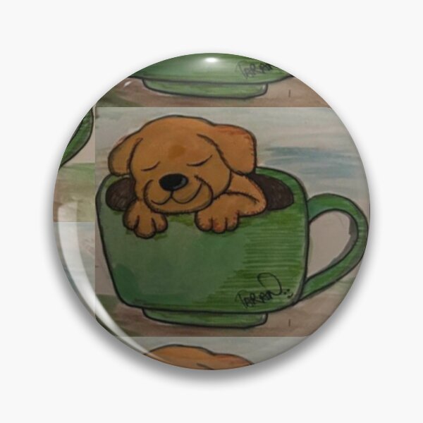 Item preview, Skylit Green Cup Puppy designed and sold by Prabh02.
