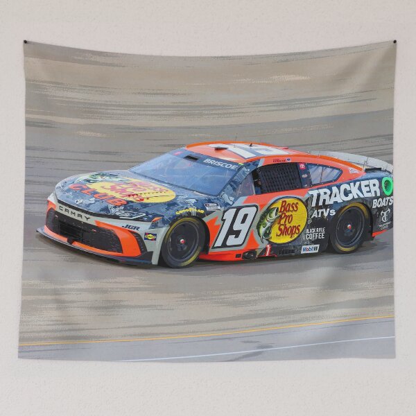 Item preview, Chase Briscoe racing his 2025 Nascar Cupcar at Nashville Superspeedway abstract designed and sold by Rodissimus1984.