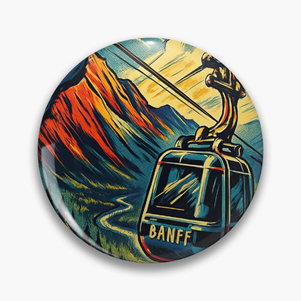 Item preview, Banff Gondola | Comics style - Cartoon designed and sold by ComicsFactory.