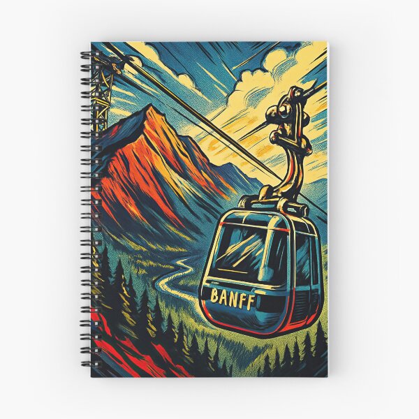 Item preview, Góndola de Banff | Estilo cómic - Dibujos animados designed and sold by ComicsFactory.