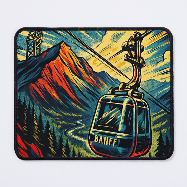 Item preview, Banff Gondola | Comics style - Cartoon designed and sold by ComicsFactory.