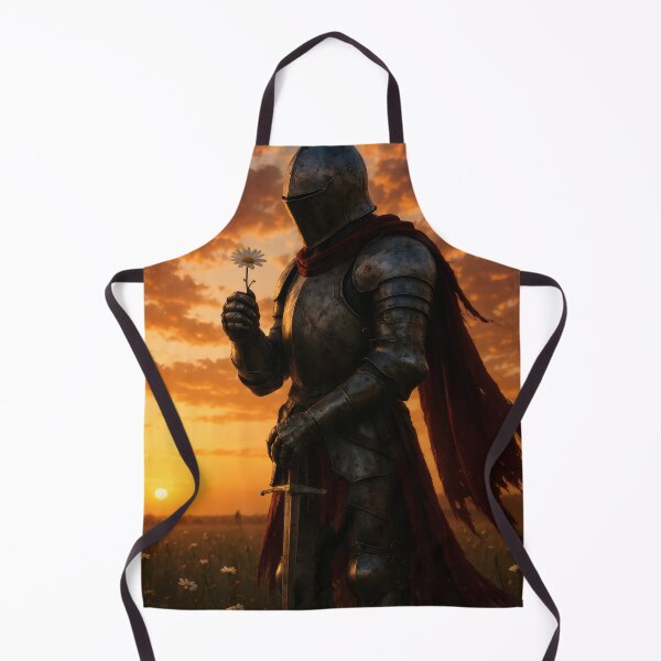 Item preview, Knight Holding a Daisy – Emotional Medieval Scene designed and sold by Visualynx.