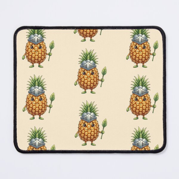 Item preview, Pineapple Knight: Cute Fruity Crusader Character designed and sold by KiddoCavePrints.