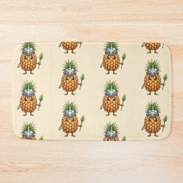 Item preview, Pineapple Knight: Cute Fruity Crusader Character designed and sold by KiddoCavePrints.
