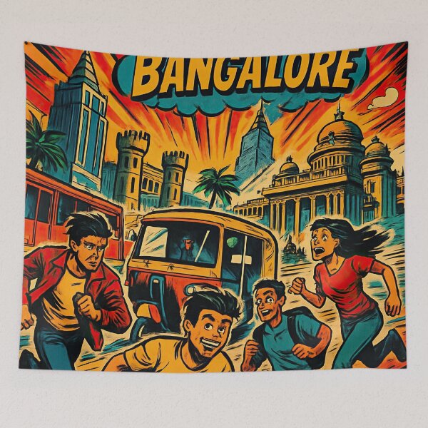 Item preview, Bangalore, city | Comics style - Cartoon designed and sold by ComicsFactory.