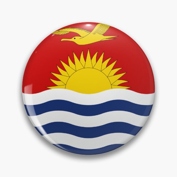 Item preview, Kiribati Sunflight – Golden Frigatebird Over Crimson Tide Waves designed and sold by Dany05117671.