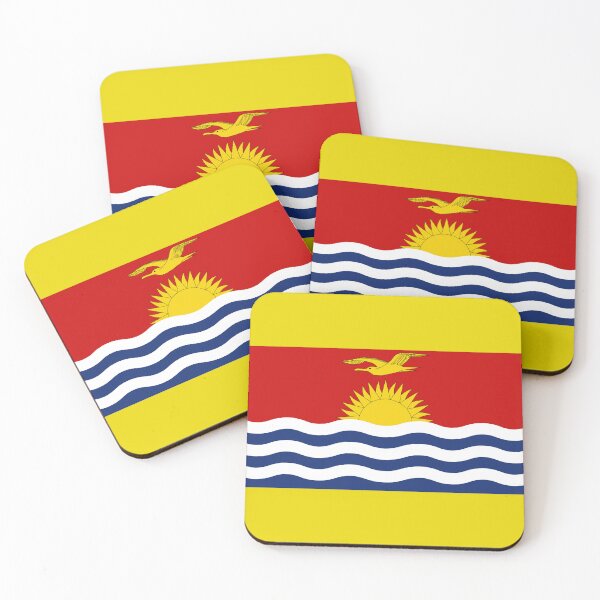 Item preview, Kiribati Sunflight – Golden Frigatebird Over Crimson Tide Waves designed and sold by Dany05117671.