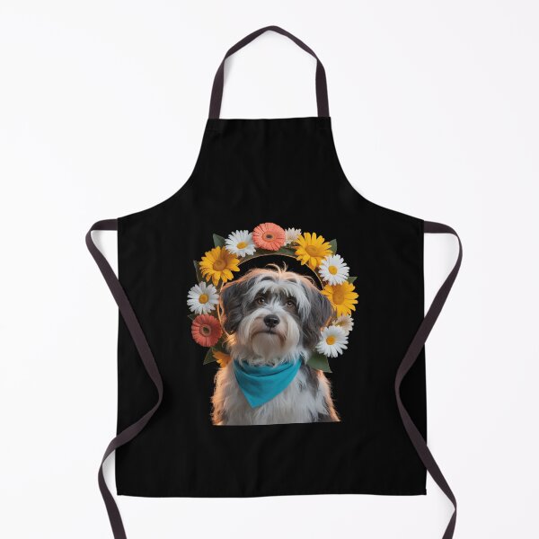 Item preview, Sunflower Hippie Floral Havanese Dog  designed and sold by PowAcademy.