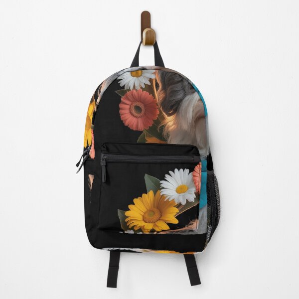 Item preview, Sunflower Hippie Floral Havanese Dog  designed and sold by PowAcademy.