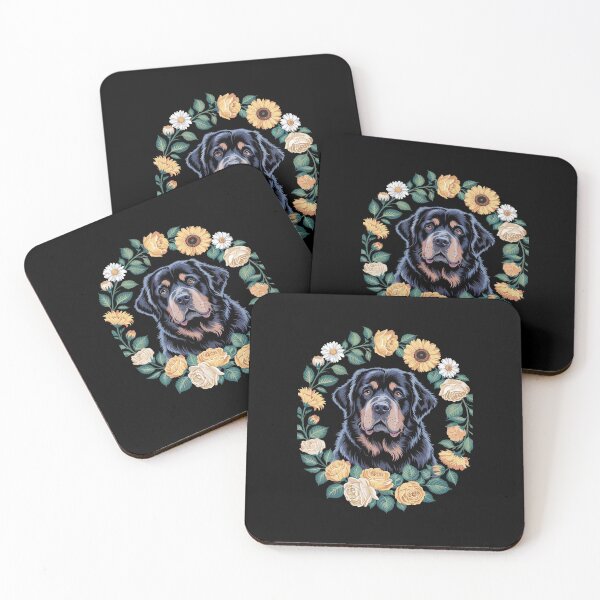 Item preview, Sunflower Hippie Floral Newfoundland Dog for Men Women  designed and sold by MathisBellanger.