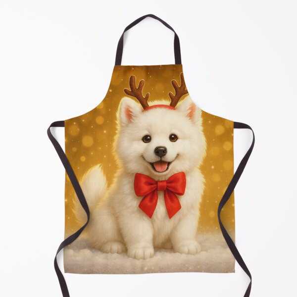 Item preview, Samoyed Deluxe Christmas Happy New Year Art designed and sold by GivingJoy.