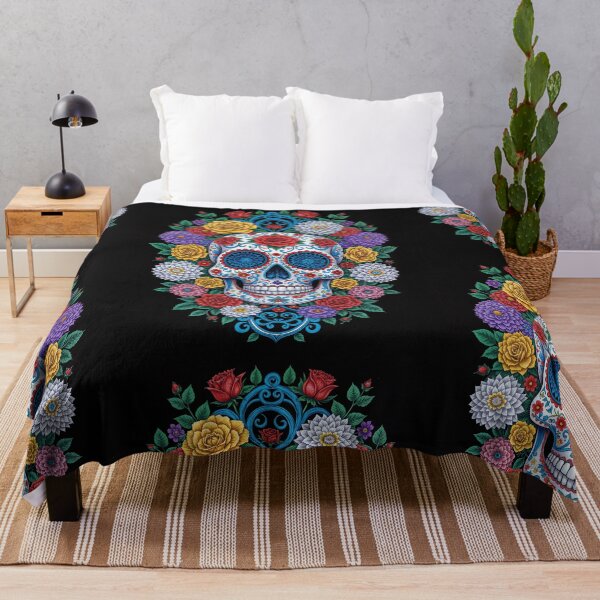 Item preview, Porcelain Skull Blooming with Roses designed and sold by Grafititee.