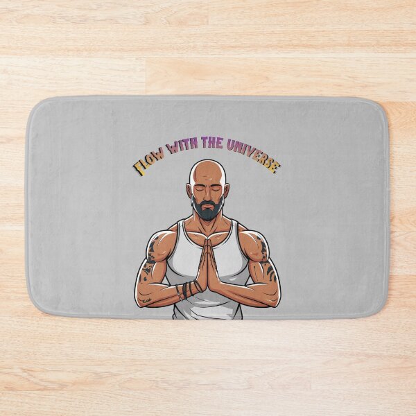 Item preview, Flow with the Universe Yoga Man designed and sold by Vivid Art Zone.