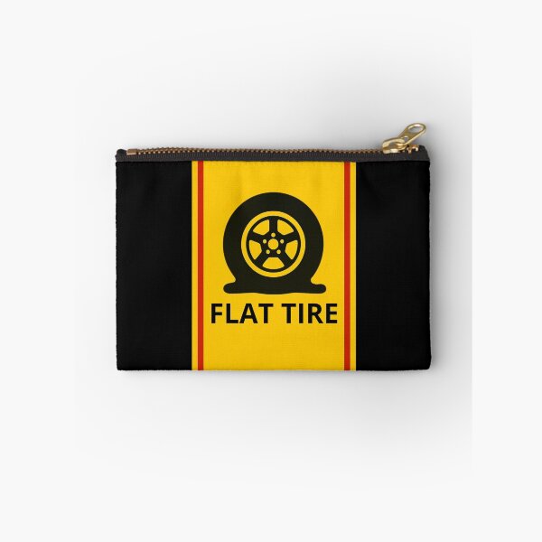 Item preview, Flat Tire Warning Sign | Funny Road Sign Automotive Design | Funny Car Trouble Warning Symbol designed and sold by Lunaria Arts.